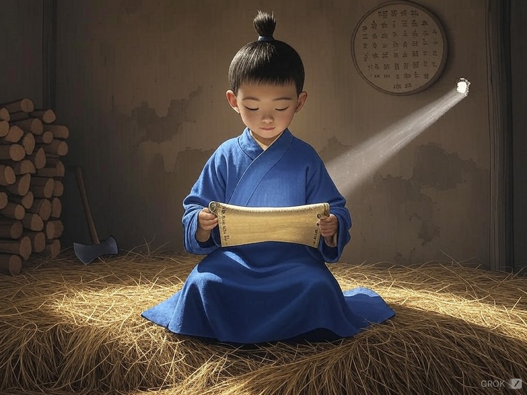 凿壁偷光